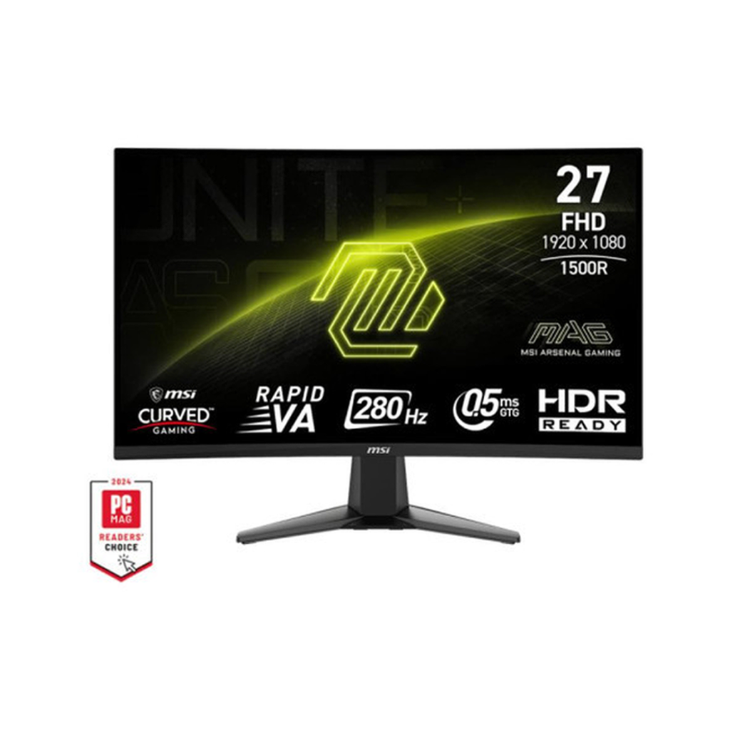 MONITEUR MSI MAG 27″ 276CXF 280HZ 0.5MS RAPIDE VA