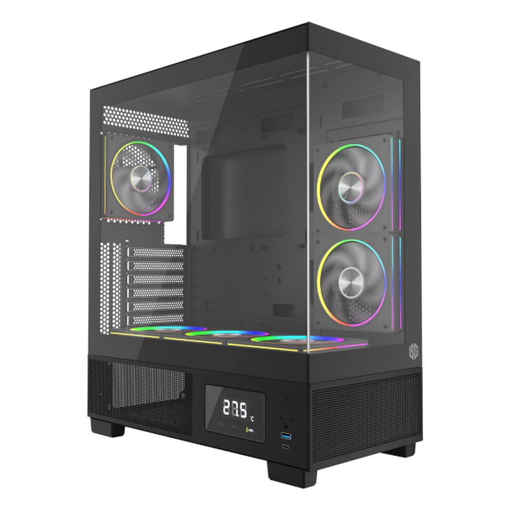 BOITIER SG PRO V2 6 FAN ARGB NOIR