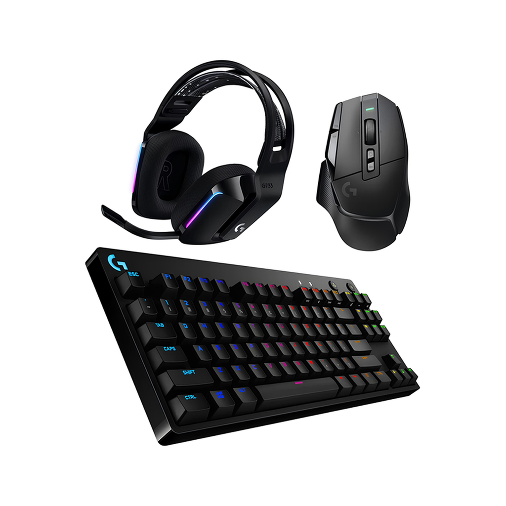 BUNDLE 3 LOGITECH ( G PRO + G502X LIGHTSPEED + G733 )