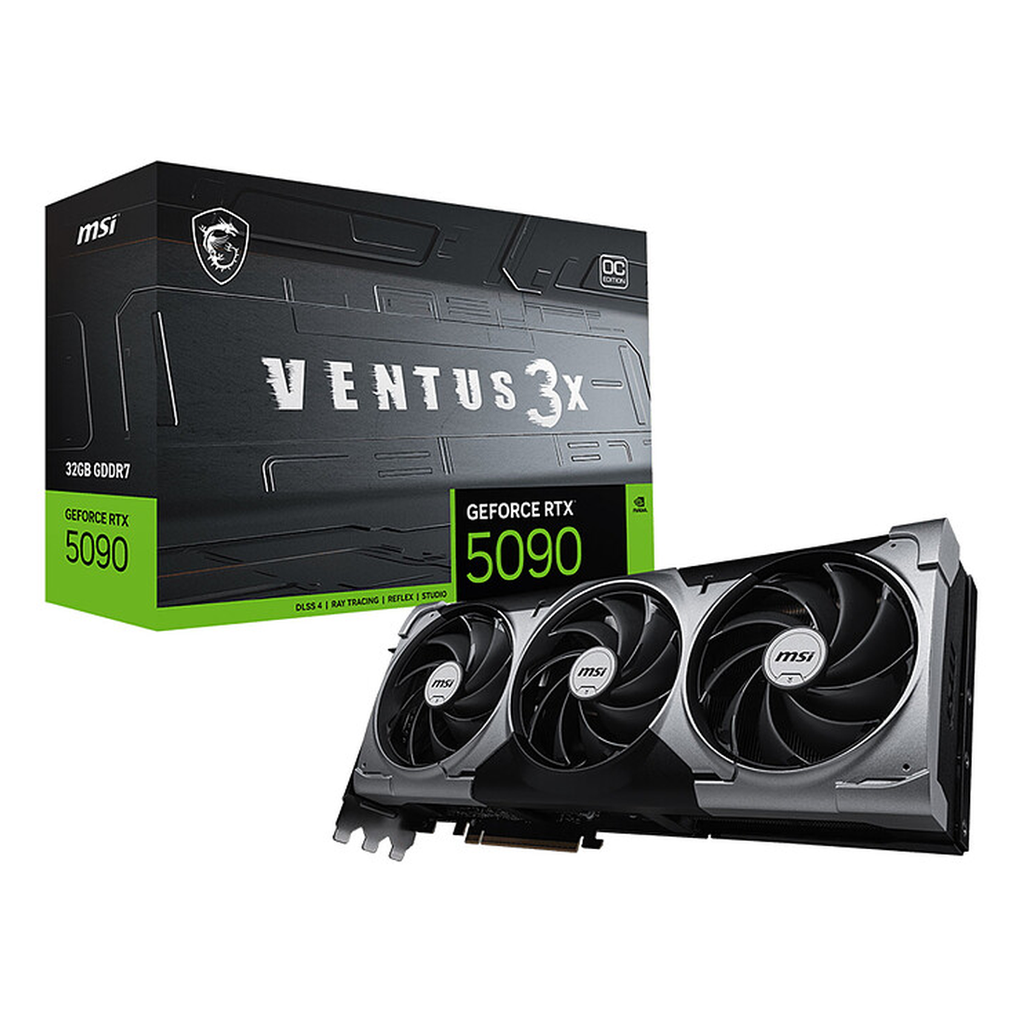 CARTE GRAPHIQUE MSI GEFORCE RTX 5090 32G VENTUS 3X