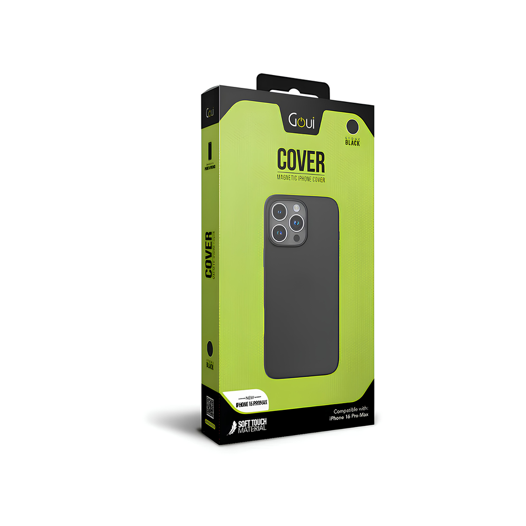 Goui Coque iPhone 16 Pro Max Noir avec MagSafe