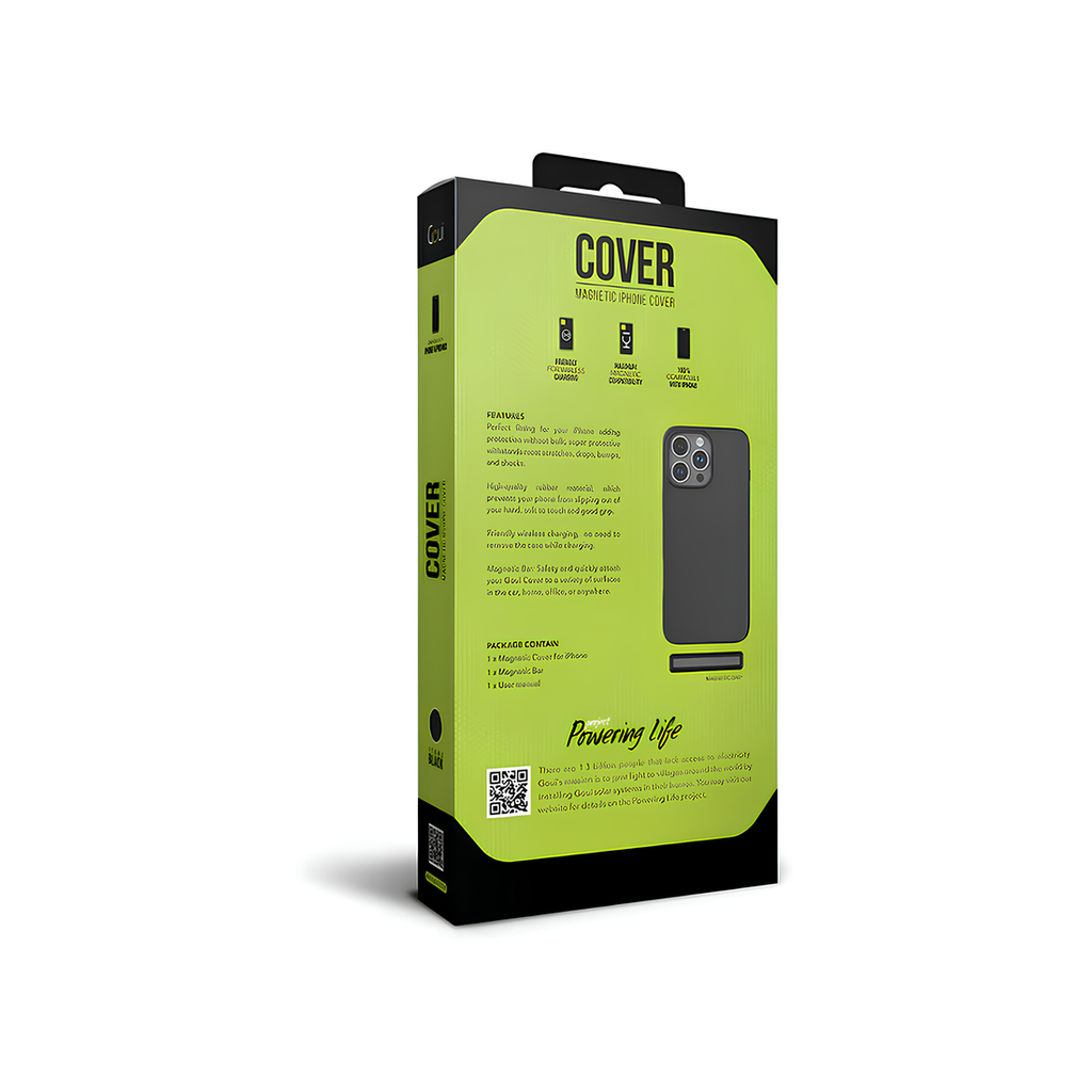 Goui Coque iPhone 16 Pro Max Noir avec MagSafe