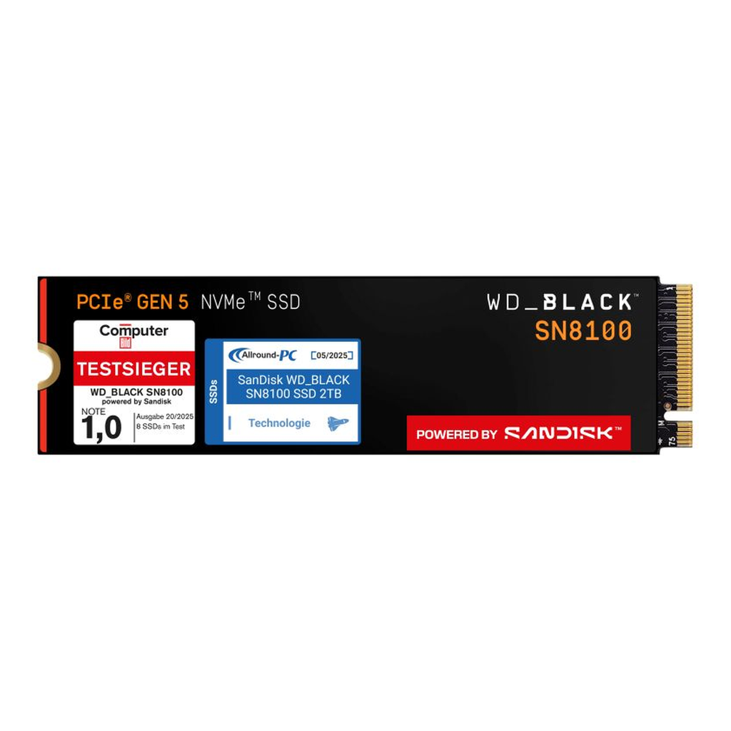 SSD NVME WD BLACK SN8100 2TB GEN5