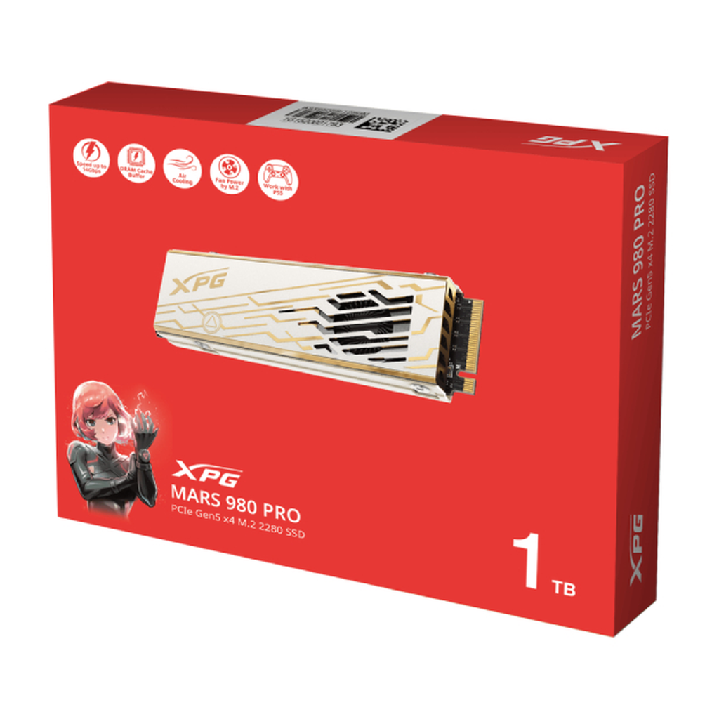 SSD NVME XPG MARS 980 PRO 1TO M.2 PCIE GEN5