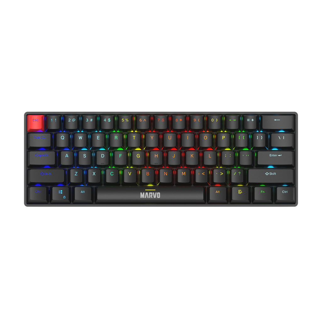 CLAVIER MARVO KG933G SABER 61 EN BLACK