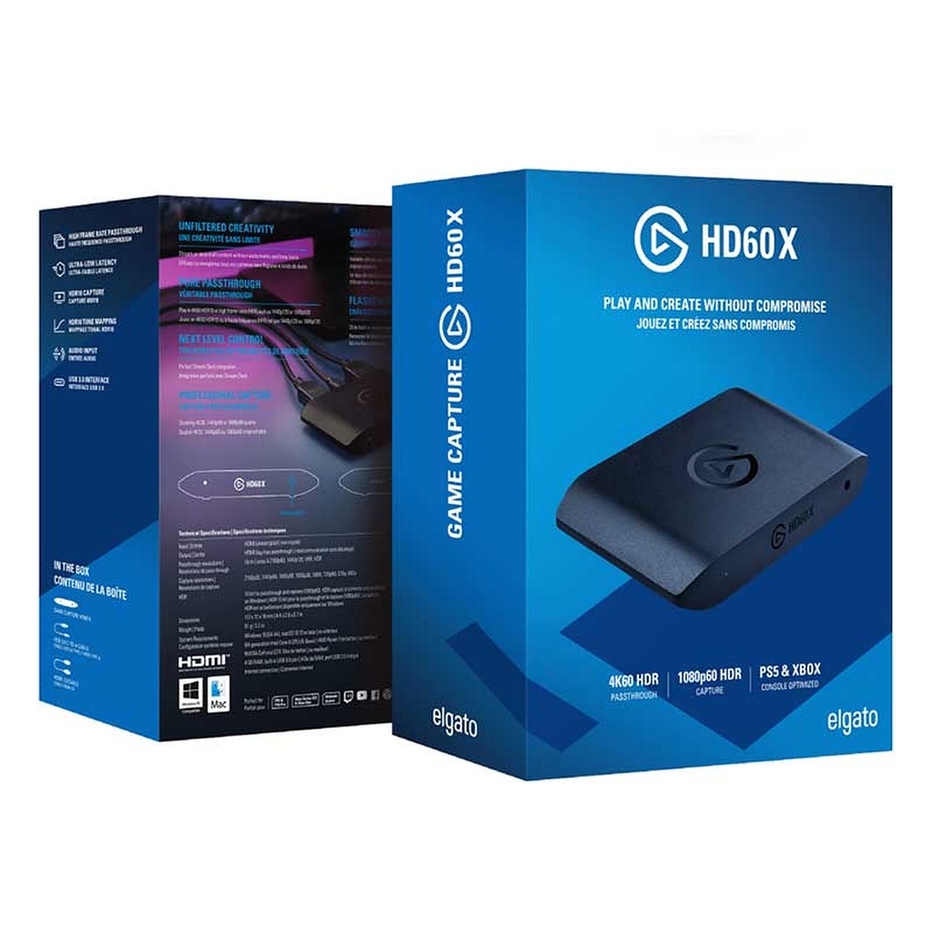 CARTE D'ACQUISITION ELGATO HD60 X