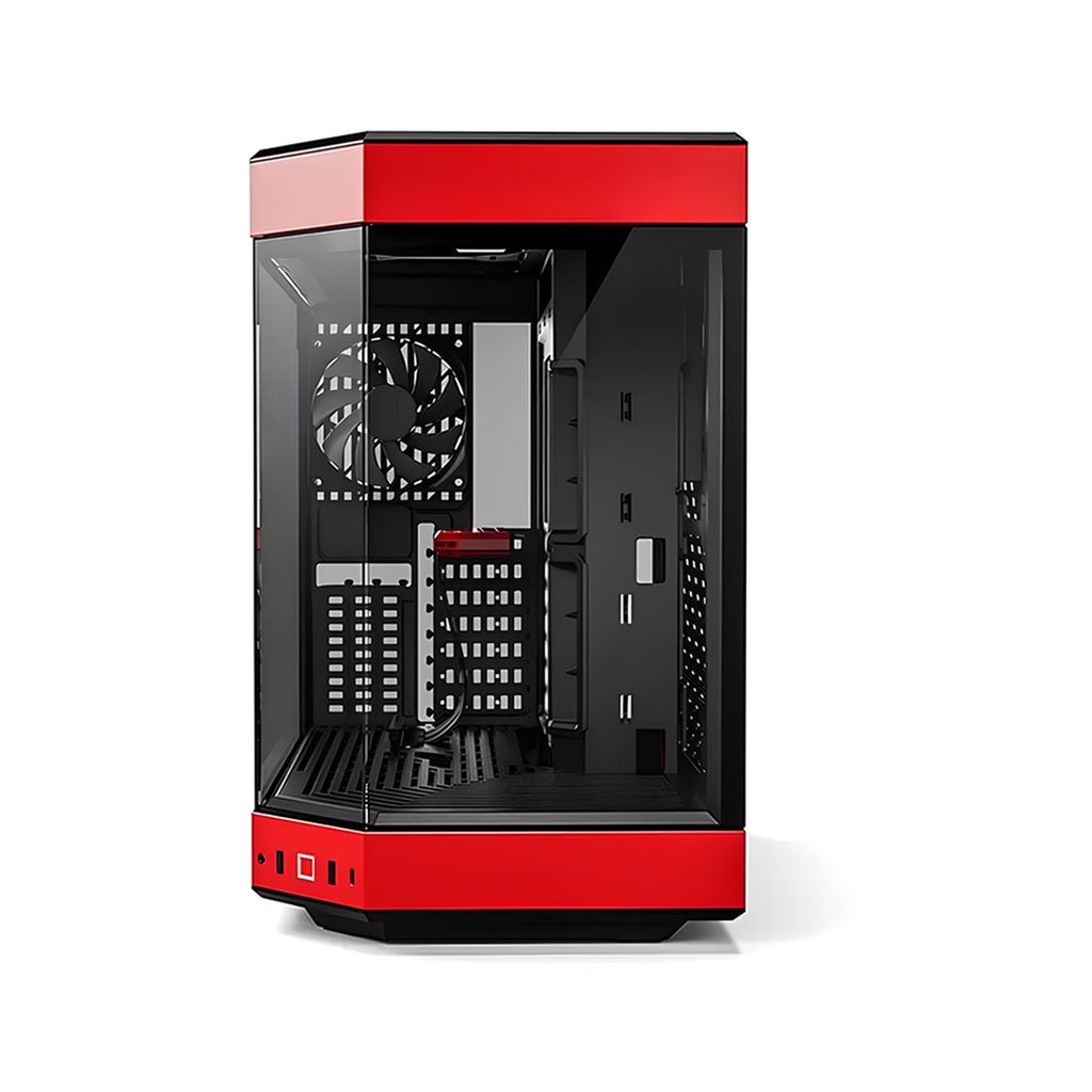 BOITIER HYTE Y60 ROUGE/NOIR