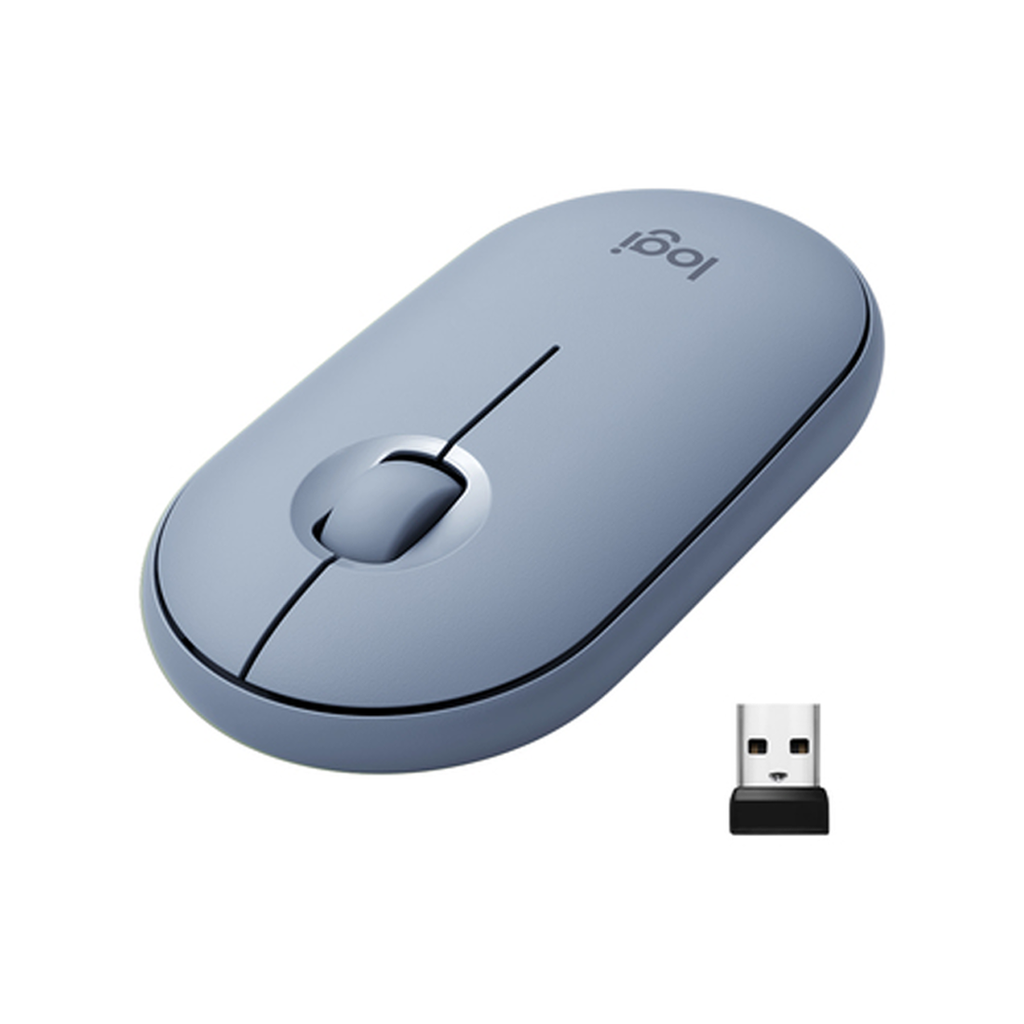 SOURIS LOGITECH® WIRELESS MOUSE M350 PEBBLE GRIS-BLEU