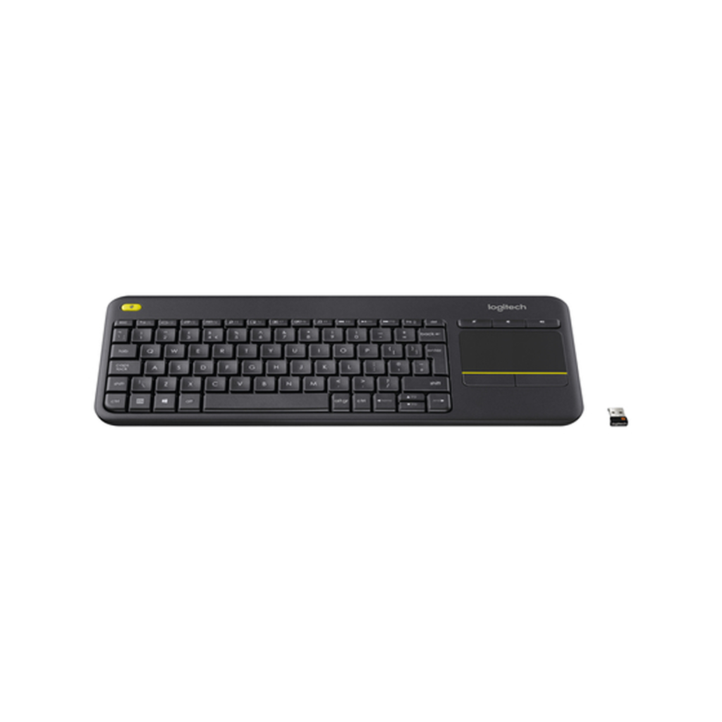 CLAVIER LOGITECH K400 PLUS WIRELESS TOUCH NOIR
