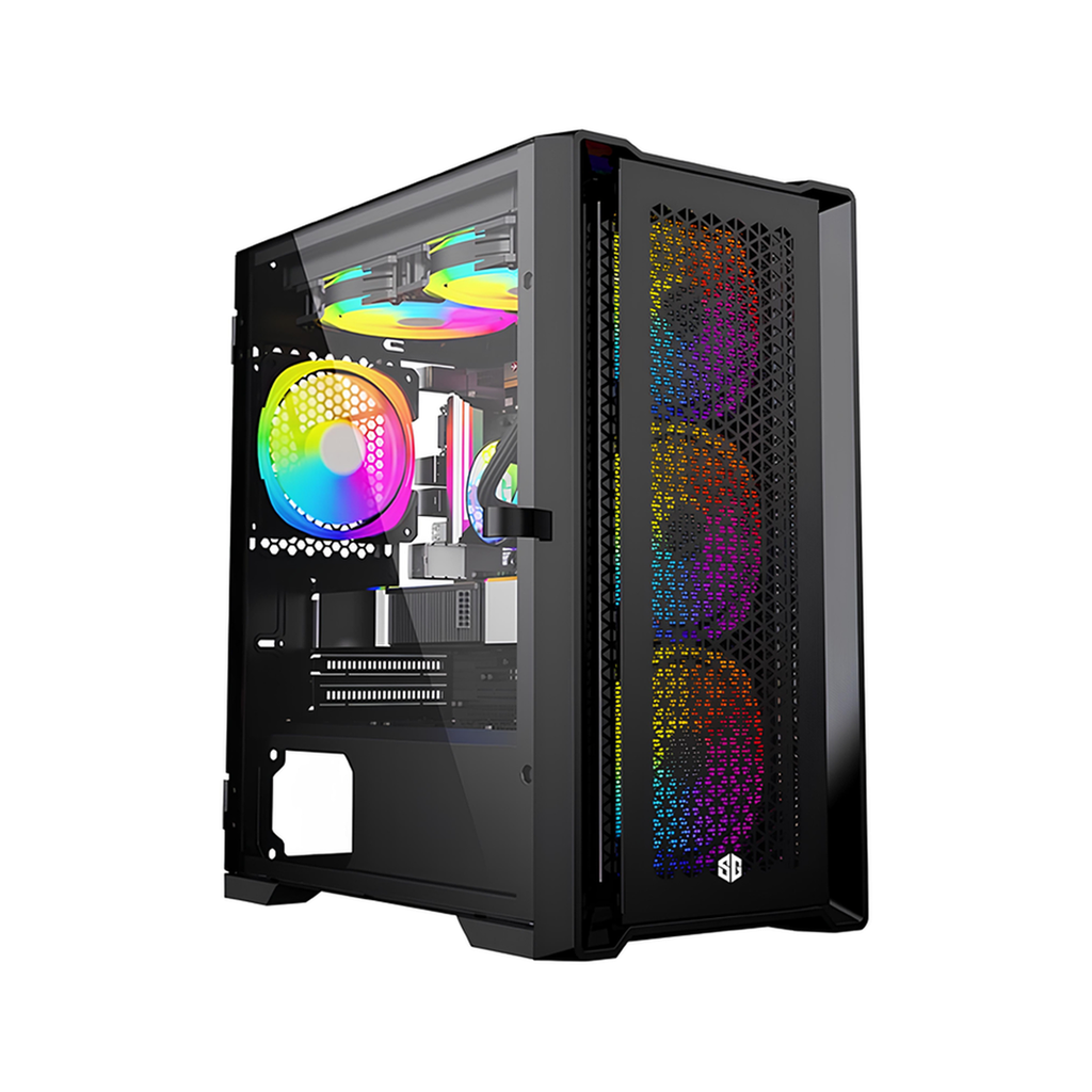 BOITIER SG FIRE 4 FAN ARGB NOIR