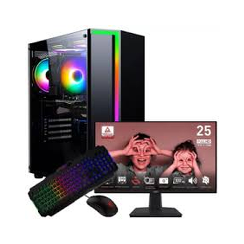 SETUP GAMER R5 5600G/8Go/256Go + MP251 + GK100 + GM100