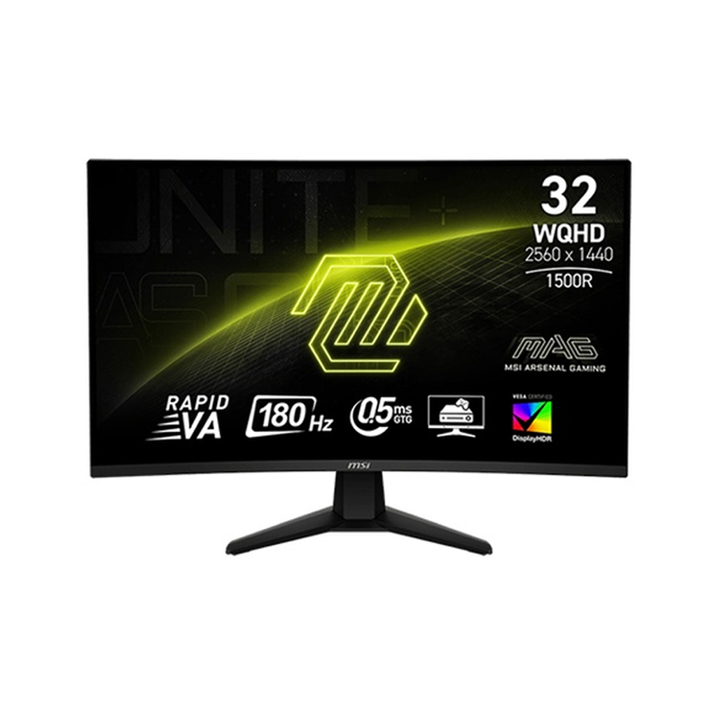 MONITEUR MSI MAG 32CQ6F 32'' 180HZ 0.5MS CURVED 2K