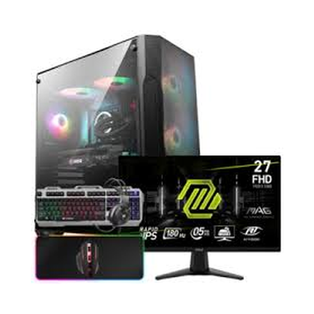 SETUP GAMER I5 10400F/RX6600/16Go/512Go + 275F + HPG100