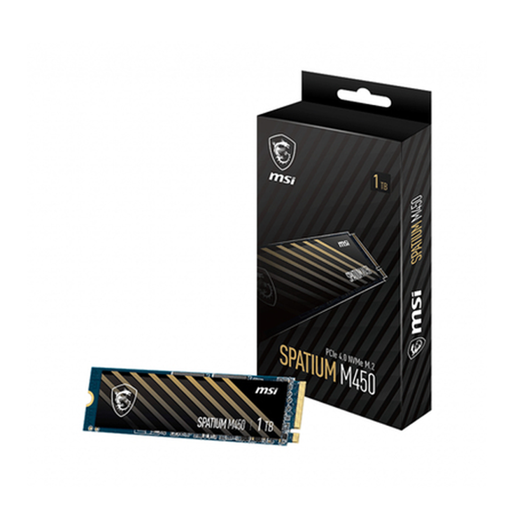 SSD NVME MSI SPATIUM M450 PCIe 4.0 M.2 1TB V1