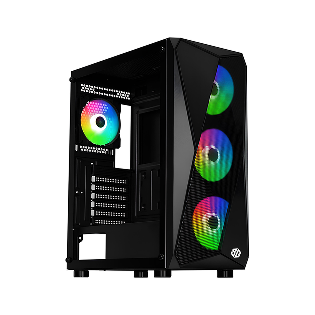 BOITIER SG APOLLO 4 FAN ARGB NOIR