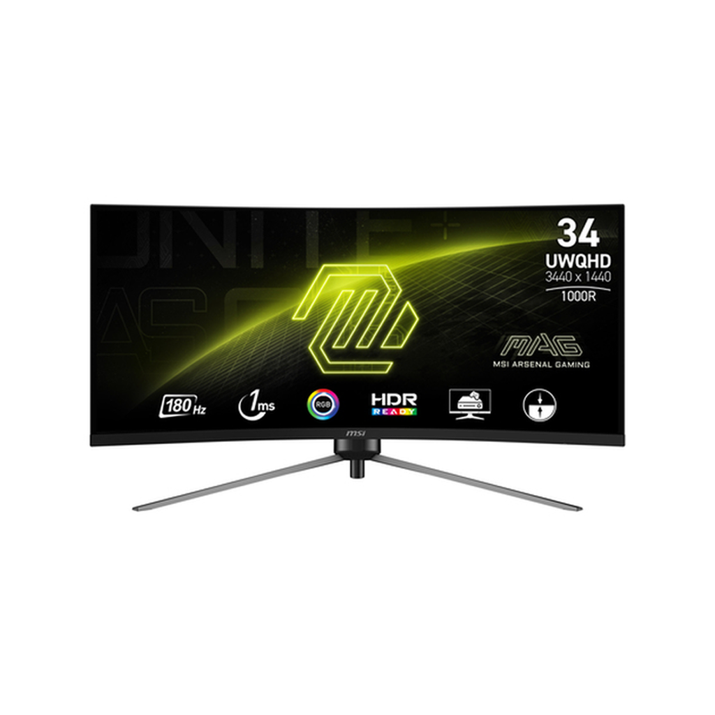 MONITEUR MSI MAG 345CQR 34'' 180HZ 1MS