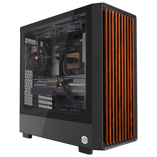 PC GAMER WOOD -  R7 9800X3D/RTX5060Ti-16Go/32Go/1To