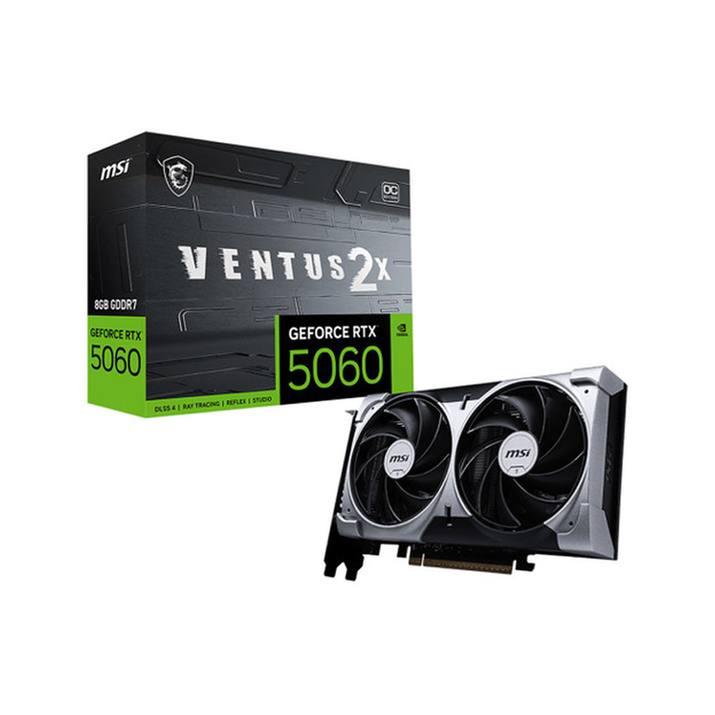 CARTE GRAPHIQUE MSI GEFORCE RTX 5060 8G VENTUS 2X OC