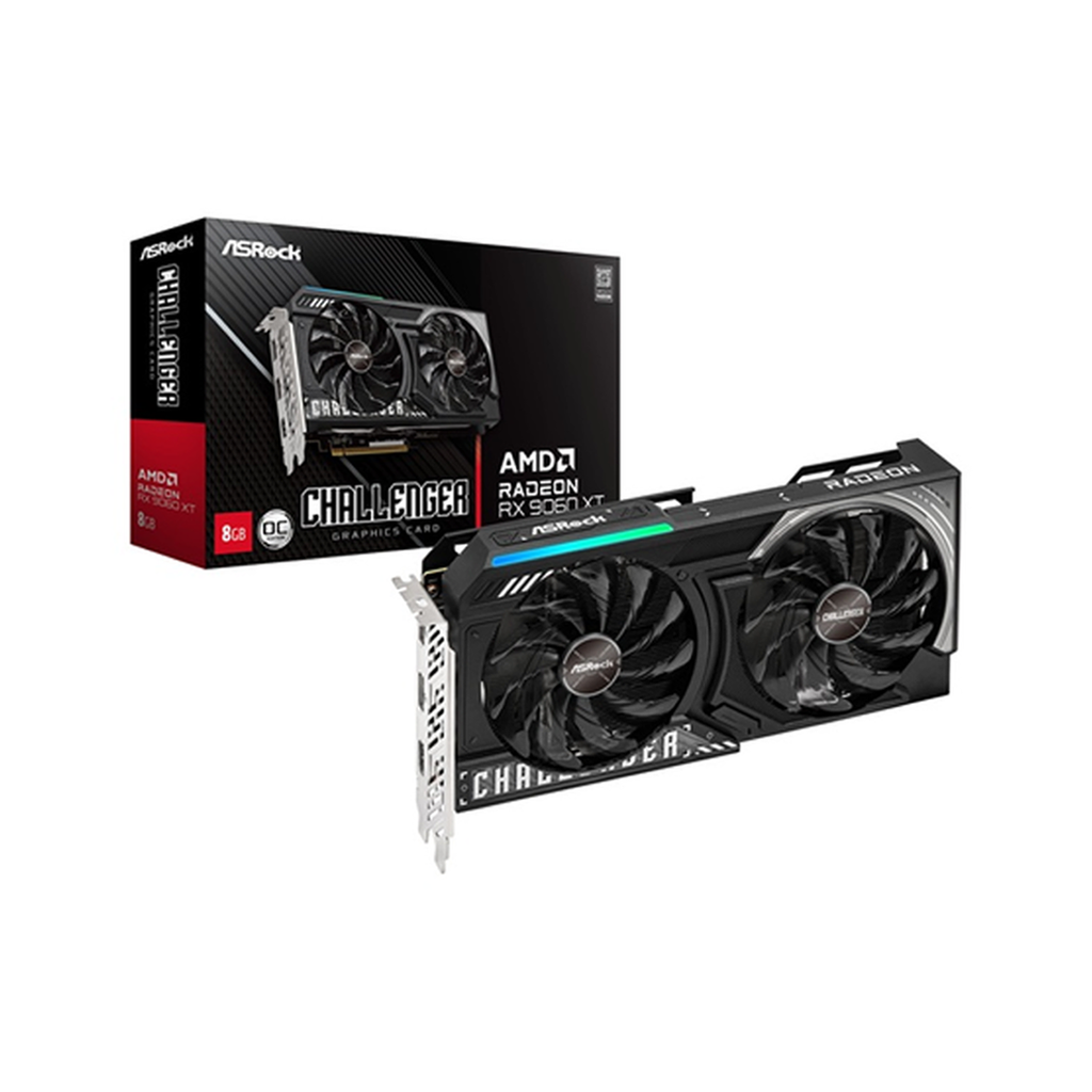 CARTE GRAPHIQUE ASROCK AMD RADEON RX 9060 XT CHALLENGER 8GB OC