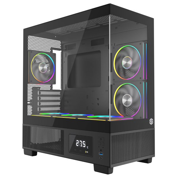 BOITIER SG PRO MINI V2 6 FAN ARGB NOIR