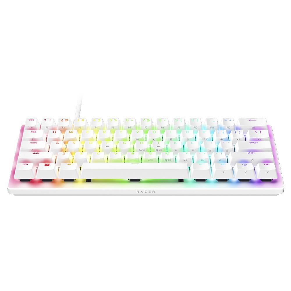 CLAVIER RAZER HUNTSMAN V3 PRO MINI BLANC EDITION
