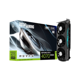 [SG-8460] CARTE GRAPHIQUE ZOTAC GAMING GEFORCE RTX 4070 SUPER TRINITY OC BLACK EDITION 12 GO GDDR6X
