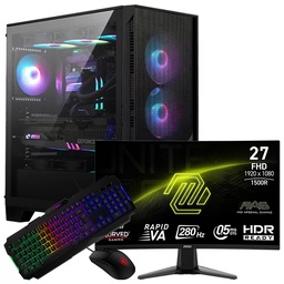 [SG-9453] SETUP GAMER i7 14700KF/RTX5050/16Go/1To + 276CXF + GK100 + GM100
